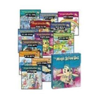 THE MAGIC SCHOOL BUS BRIEFCASE (12 BOOK SET IN CARRYING CASE) (The Magic School BusBlows Its Top A Book About Volcanoes, Gets Ants in Its Pants A Book About Ants, Gets Cold Feet A Book About Warm  and Cold Blooded Animals, Gets Eaten A Book About Food 