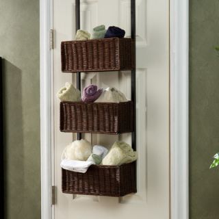 Wildon Home ® Lynbar Over the Door 3 Tier Basket Storage