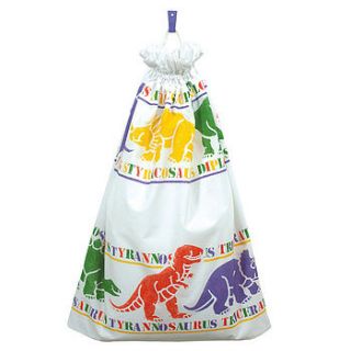 dinosaurs laundry bag by tessuti