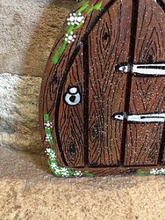 hand painted woodland fairy door by the little lancashire smallholding