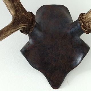 steel mounted scottish red deer antlers by ranachan designs