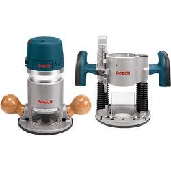Bosch 2.25 HP Electronic VS Plunge and Fixed Base Router Combo Kit