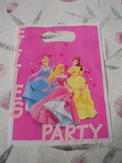 girls personalised party bags by mollie mae handcrafted designs