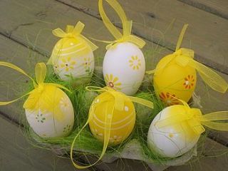 decorative easter eggs by lindy lou's originals