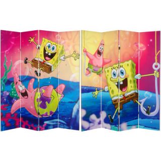 Oriental Furniture Tall Double Sided SpongeBob and Patrick Canvas Room