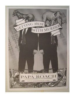 Papa Roach Poster Getting Away With Murder Paparoach   Prints