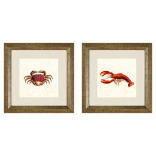 Pro Tour Memorabilia Crabs 2 Piece Framed Graphic Art Set