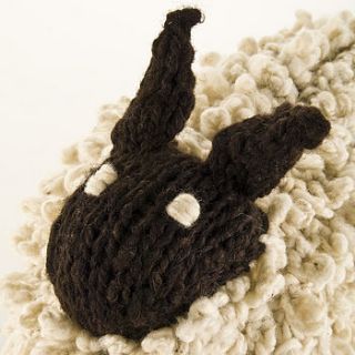 knitted sheep tea cosy by swallowtail hill