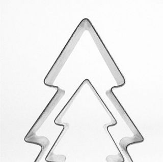 pines cookie cutter christmas card by pepper & brown