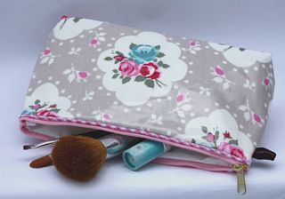 oilcloth floral chloe cosmetic bag by love lammie