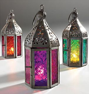 moroccan coloured glass lantern by xxxxxxxxxxx