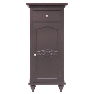 Elegant Home Fashions Versailles Floor Cabinet with 1 Door and 1