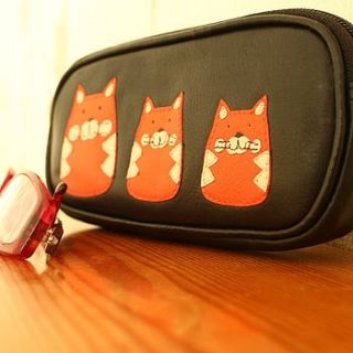 cute cat glasses case by raffique