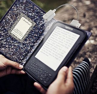 classic book kindle cover plus reading light by klevercase