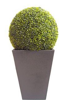 grande artificial boxwood topiary ball by artificial landscapes