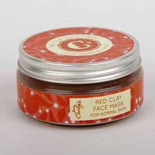 red clay face mask by sweet cecily's