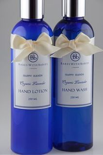 happy hands luxury gift set by babes with babies