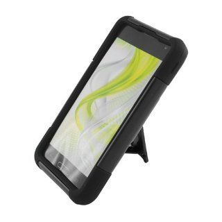 [Buy World, Inc] for Lg Ls720 Hybrid Case Y Black Black Stand Cell Phones & Accessories