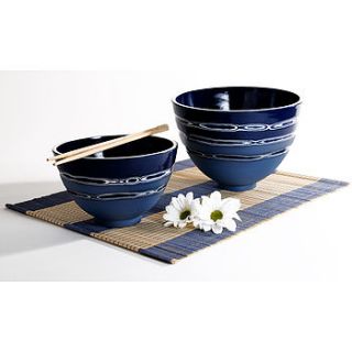 handmade horizontal band design ceramic bowl by rowena gilbert contemporary ceramics