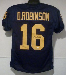 Denard Robinson Signed Michigan Wolverines Blue Jersey at 's Sports Collectibles Store