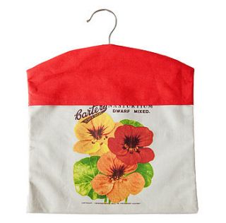 nasturtium peg bag by dotty designs