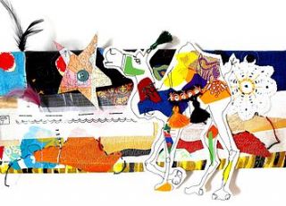 christmas camel card by rachel coleman designs