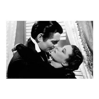 Gone With The Wind Movie (Rhett & Scarlett, Be Kissed) Poster Print   Clark Gable Poster