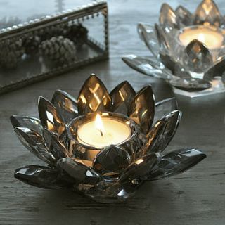 jewel lotus flower tealight holders by primrose & plum