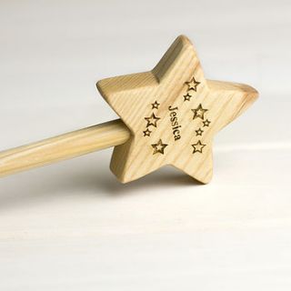 personalised fairy princess magic wand by wooden toy gallery