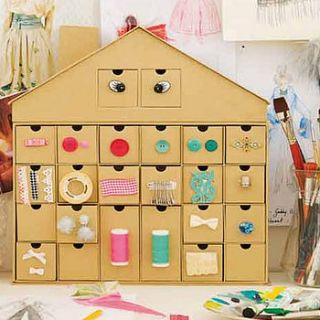 cardboard storage house by thelittleboysroom