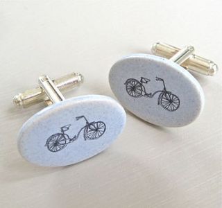 bicycle cufflinks by chapel cards