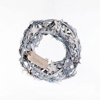 silver star wreath by lindsay interiors
