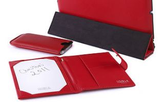 leather pocket jotter pad by noble macmillan