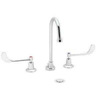 Speakman SC 3016 Commander Widespread Faucet with 6 Inch Wrist Blade Handles   Touch On Bathroom Sink Faucets  