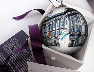 2013 hand painted christmas bauble by tom martin london