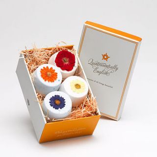 flower fizzy gift box by quintessentially english