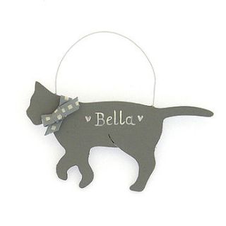 personalised cat by chantal devenport designs