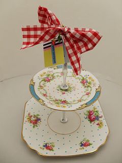 two tier cake stand by eco unique