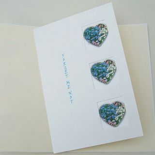 forget me not seed card by soso paper co