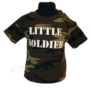 little soldier camouflage tshirt by armykid
