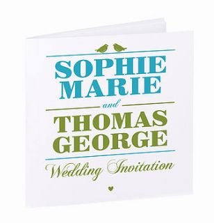 twenty love birds wedding invitations by paper themes