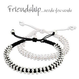 sterling silver friendship bracelet by lovethelinks