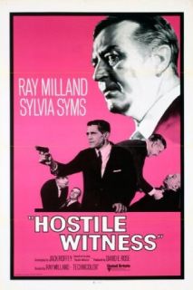 Hostile Witness Ray Milland, Sylvia Syms, Felix Aylmer  Instant Video
