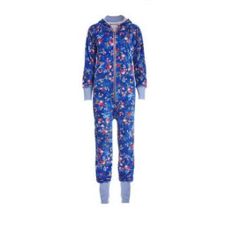 pip studio blue chinese blossom onesie by fifty one percent