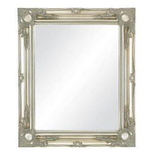 antique style swept frame mirror by made 2 measure mirrors