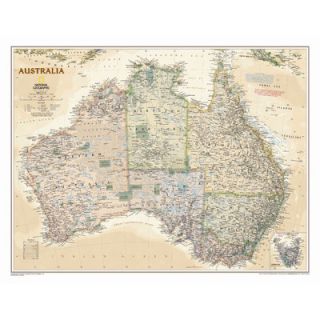 National Geographic Maps Australia Classic Wall Map