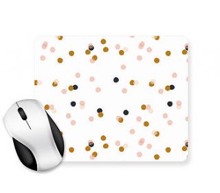 confetti mouse mat by we love to create