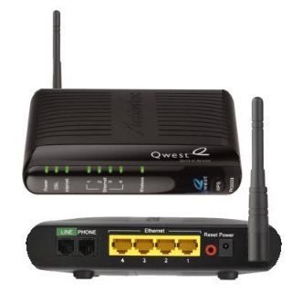 Qwest Actiontec PK5000 DSL Modem 4 Port Wireless Router Electronics