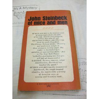 Of Mice and Men (A Bantam Classic) John Steinbeck Books