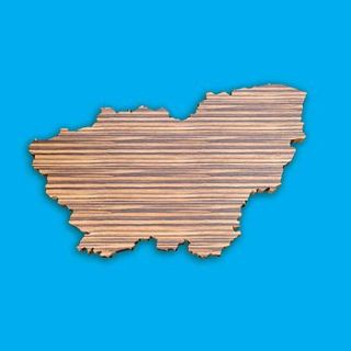 south yorkshire county shaped chopping board by county choppers